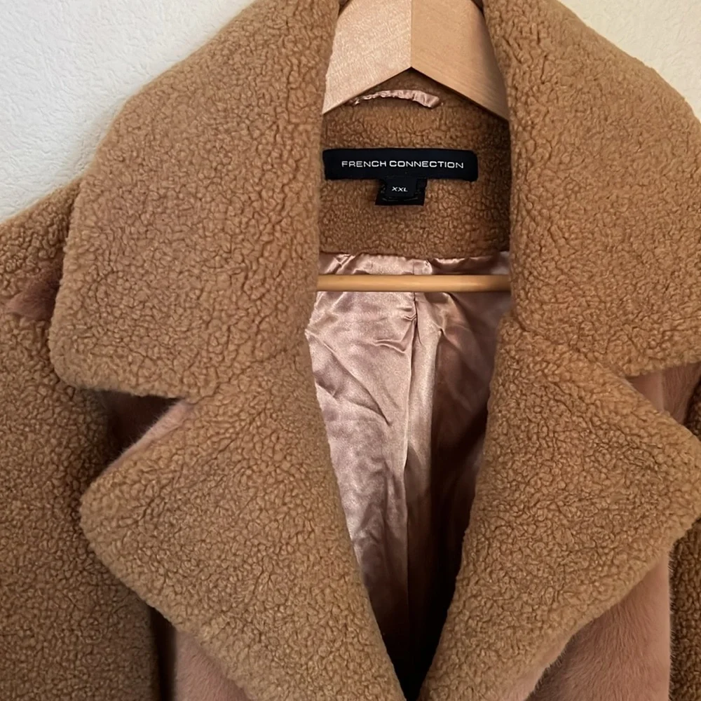 French Connection Faux Fur Teddy Jacket - Picture 3 of 8